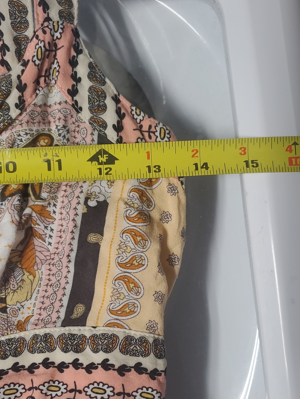 Matilda Jane Perfectly Paisley Boho Patchwork Maxi Dress Size Sm Pockets Tie - Picture 10 of 13